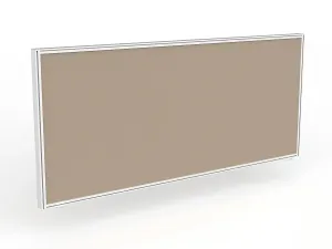 Ol Anvil Desk 2-User Double Sided Workspace with Breathe Screen & White Frame Oak Top thumbnail 18