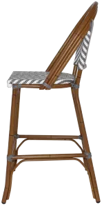 EZ Amalfi Synthetic Wicker Aluminium Frame Outdoor Barstool thumbnail 5