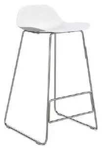 DD Emboss Metal Leg Barstool for Breakout Area thumbnail 3