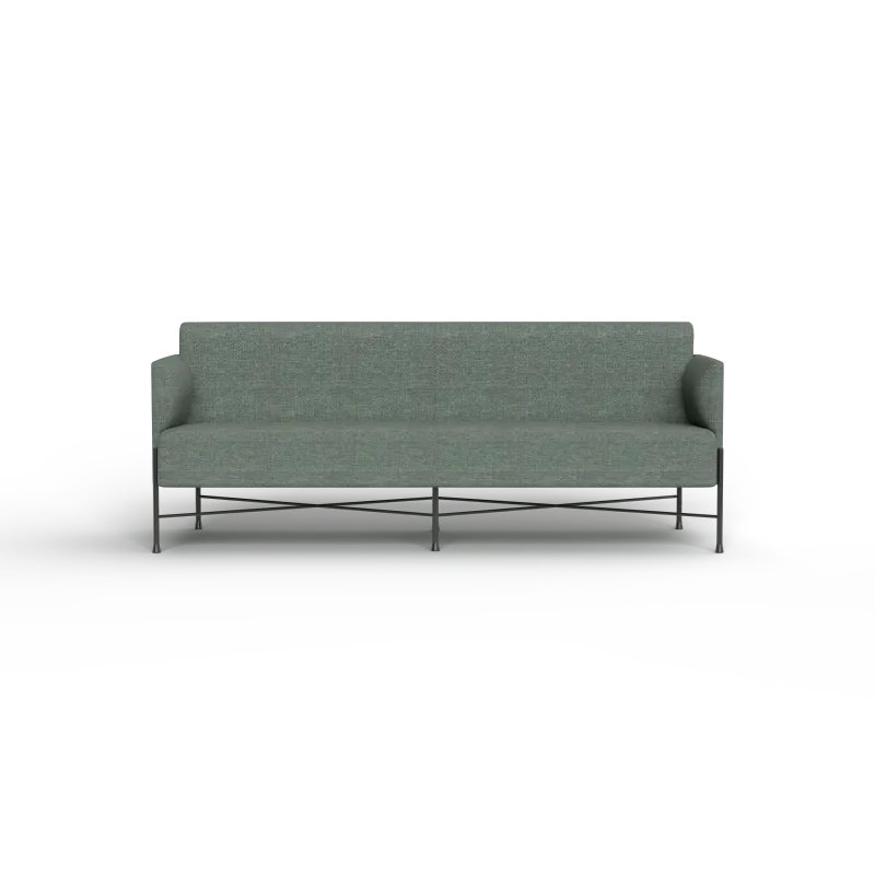 OL Avalon Fabric Upholstered Reception Area 3 Seater Sofa