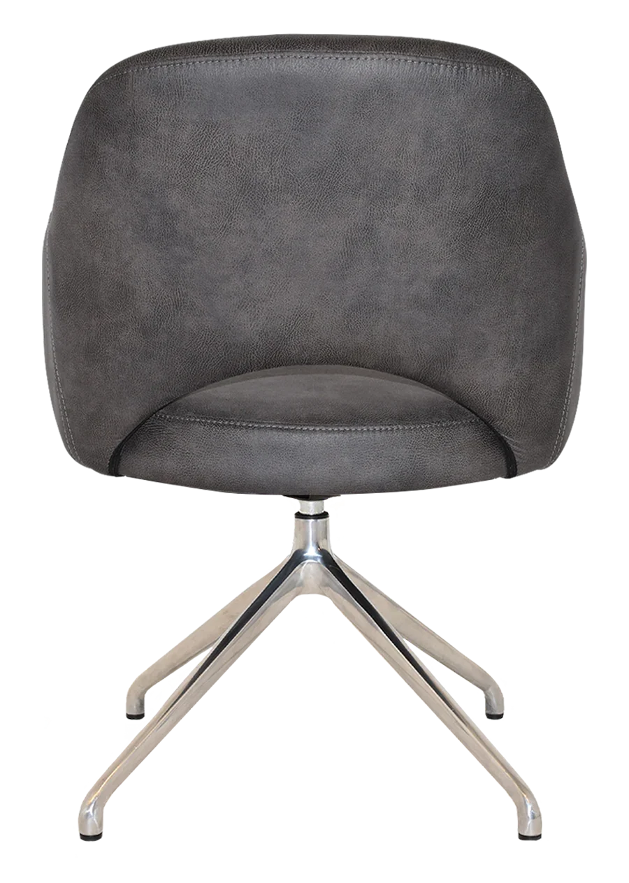 EZ ARM CHAIR ALBURY TRESTLE V2 POLISHED ALUM thumbnail 2