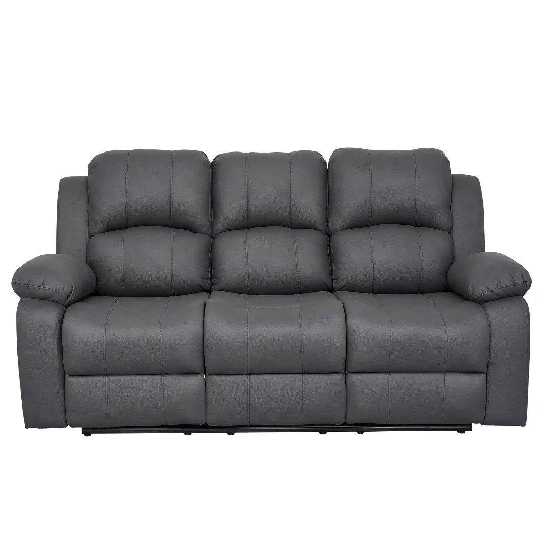 BT Valor Fabric Upholstered 3 Seater Manual Recliner Lounge