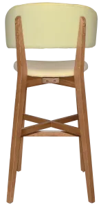 EZ STOOL TORINO BLACK - UNUPHOLSTERED (BACK & SEAT) thumbnail 7