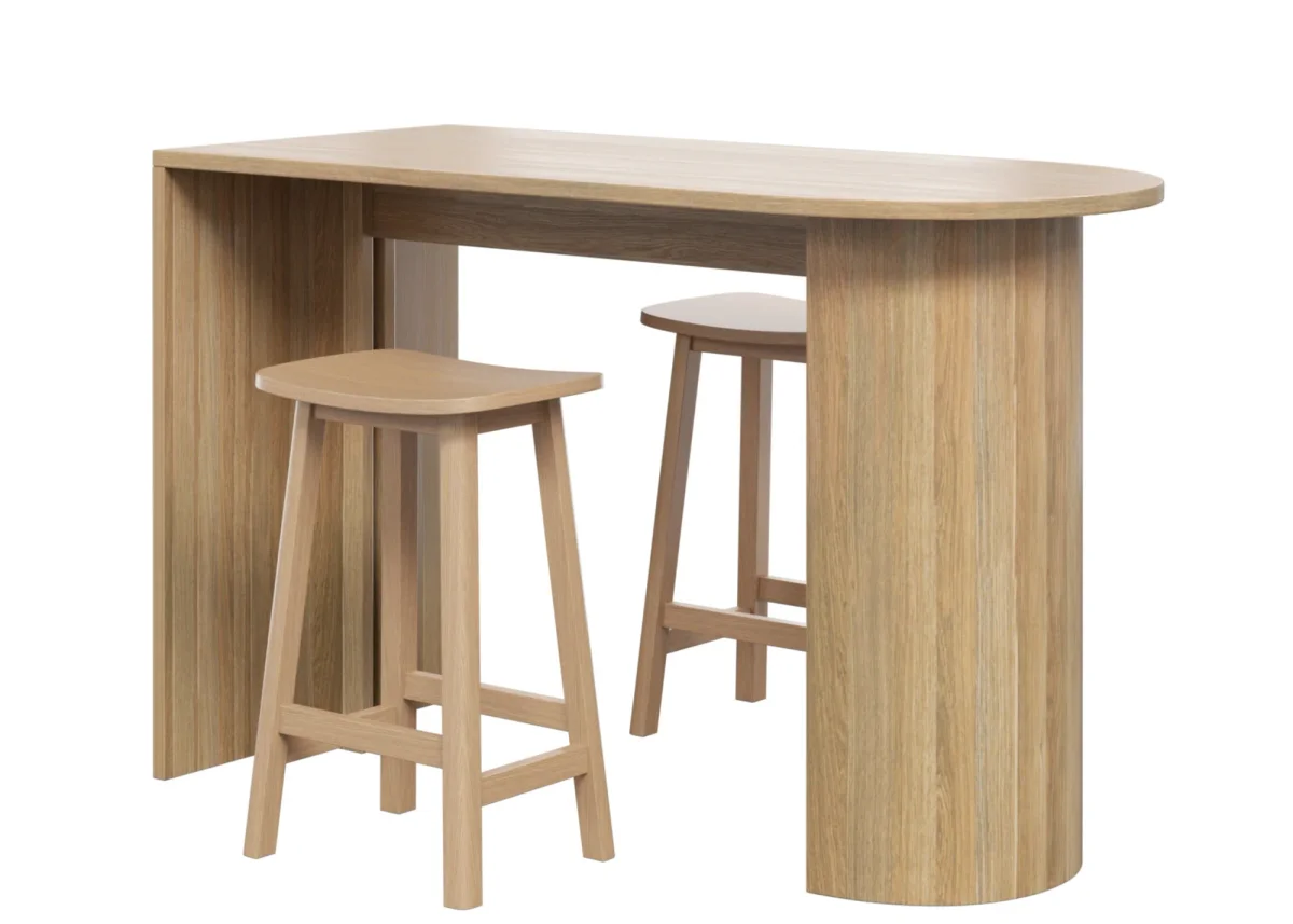 DD Tia Luxor Pill Shape Top High Table
