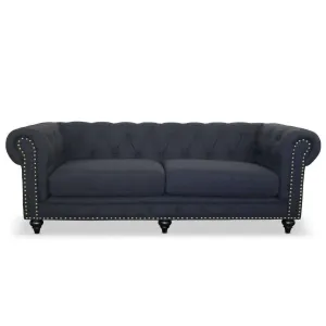BT Chesterfield Fabric Upholstered 3 Seater Sofa thumbnail 2