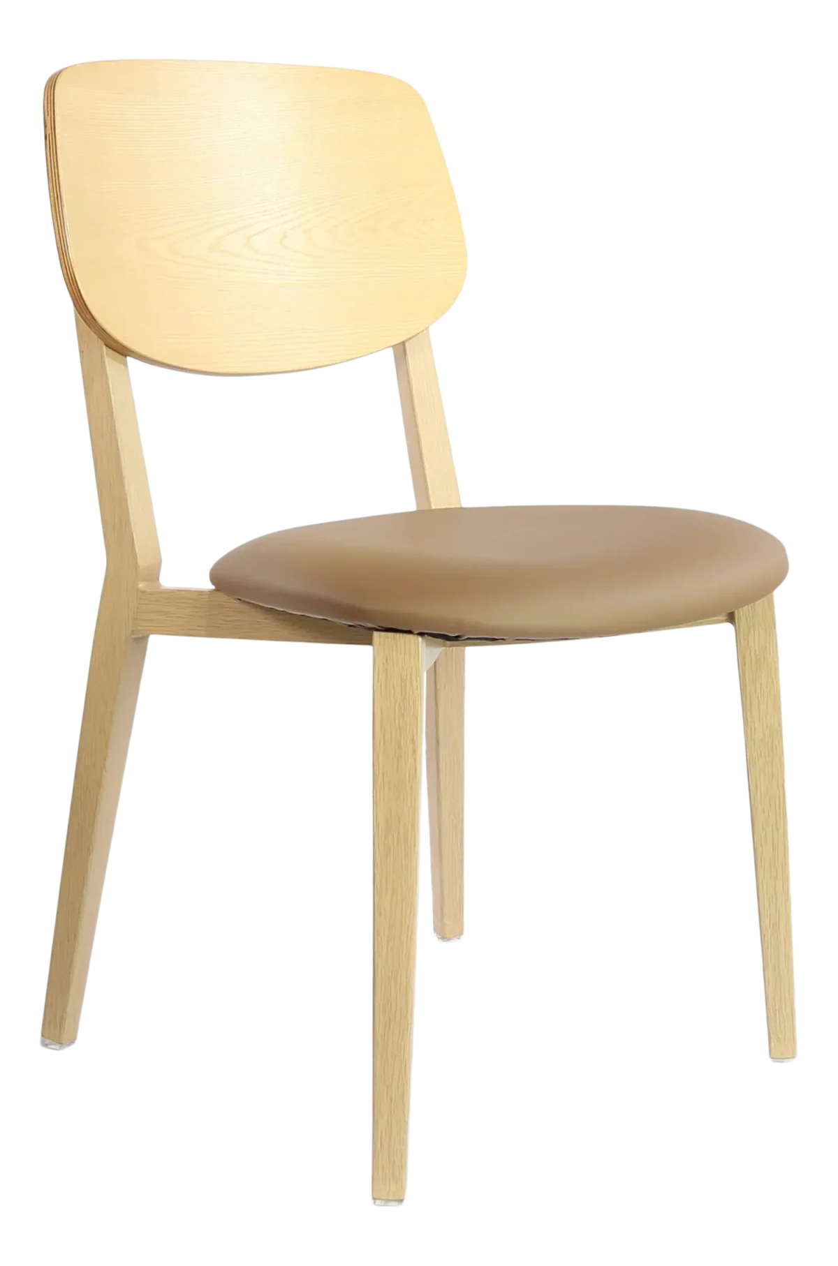 FL Atlanta Vinyl Upholstered Seat Hospitality Stackable Dining Chair - Large