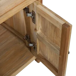 CR Sonoma Solid Timber 1 Drawer 2 Door Bedside Table thumbnail 7