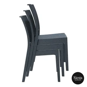 FL 7 Piece Tahiti Hospitality Outdoor Dining Table with Florida Chair thumbnail 7