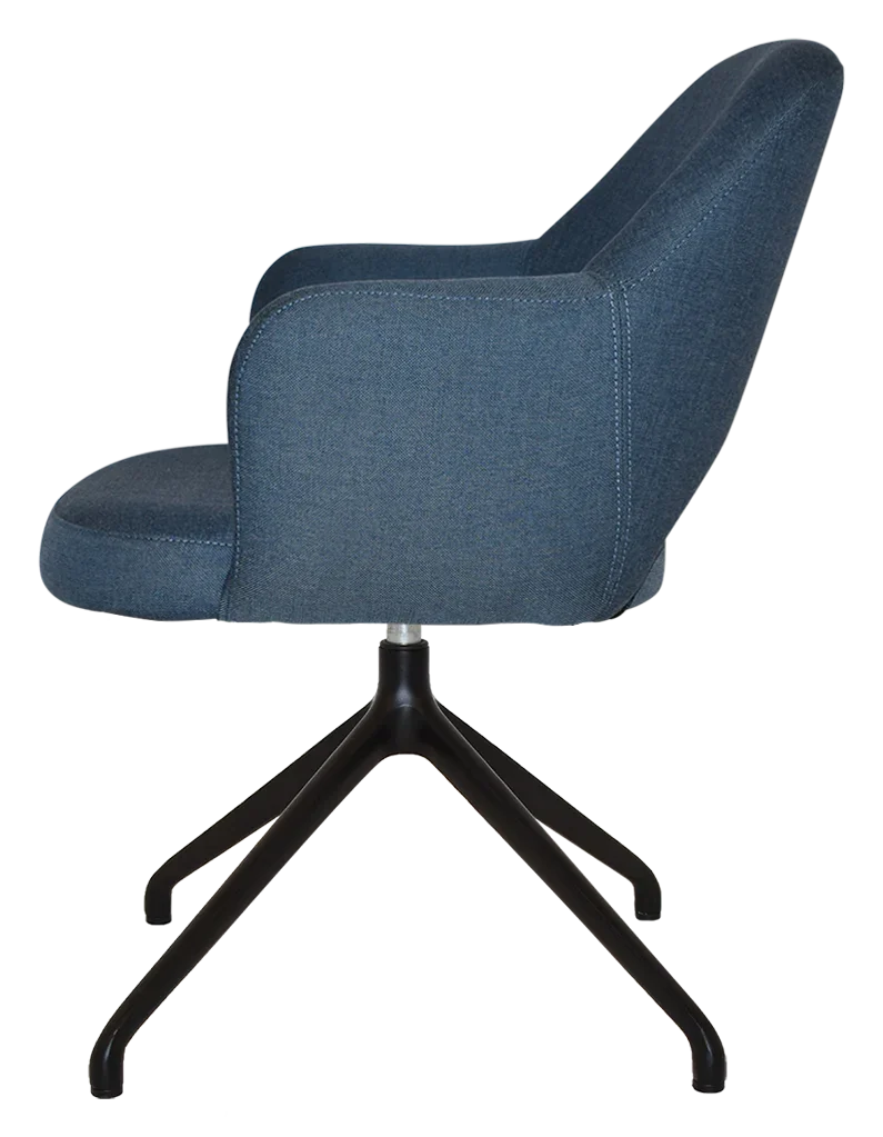 EZ ARM CHAIR ALBURY TRESTLE V2 BLACK