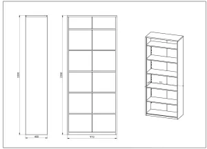 RL Clip Together Steel Open Bay Shelving Unit thumbnail 3