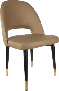 FL Semifreddo Vinyl Upholstered Metal Legs Hospitality Chair thumbnail 1