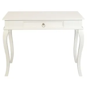 CT Queen Anne Solid Timber 1 Drawer Sofa Table thumbnail 8