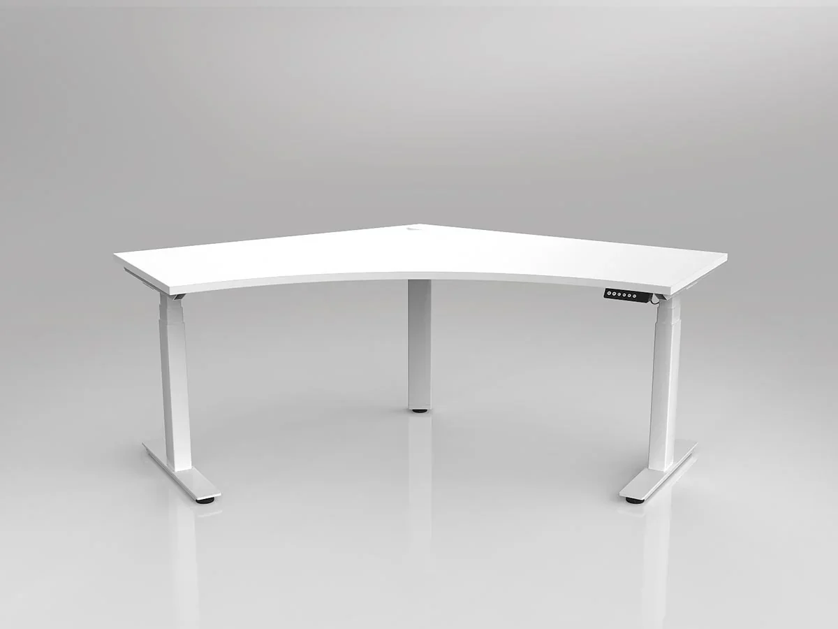 OL Agile 120° Triple Motor Electric Height Adjustable Workstation