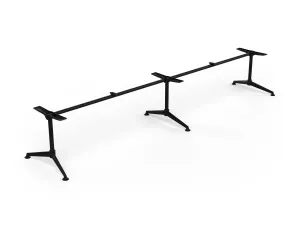 OL Modulus All Black Double Span Meeting Table Frame thumbnail 4