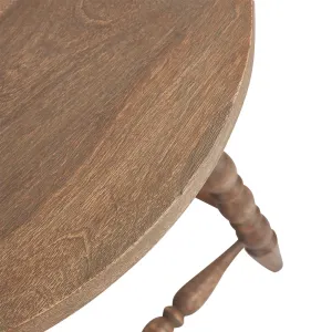 SH Nobbin Timber Round Side Table thumbnail 2