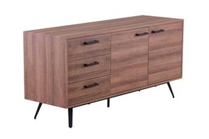 VI Reyes MDF Top Metal Leg 2 Door 3 Drawer Sideboard thumbnail 1