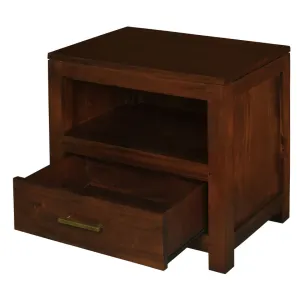 CT Paris Solid Timber 1 Drawer Lamp Table thumbnail 2