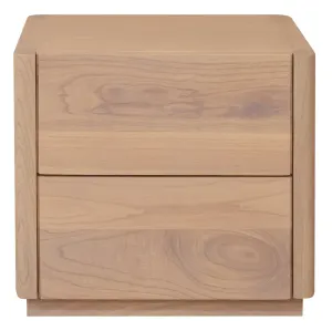 CT Gatsby Solid Timber 2 Drawer Bedside Table thumbnail 4
