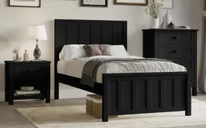 VI Jesse Solid Timber 1 Drawer Bedside Table thumbnail 4