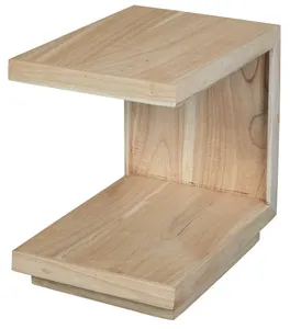 CT Oscar Solid Timber C-Style Lamp Table thumbnail 4