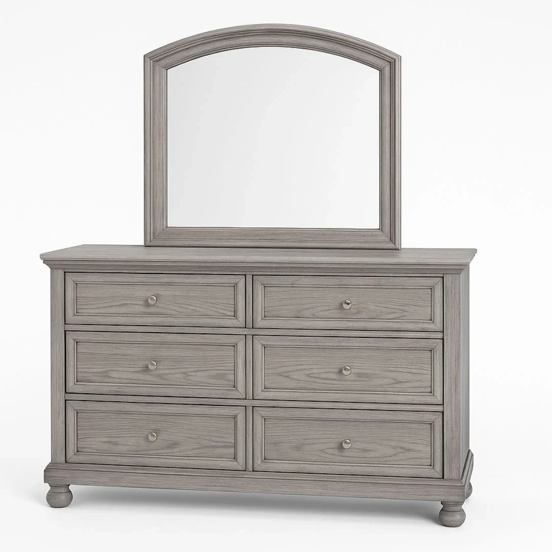 BT Pasadena Dresser Base-Aged Black & Grey Sonoma