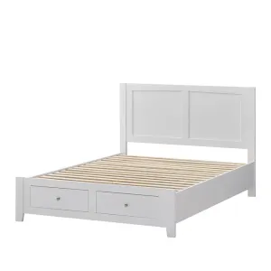 VI Lunar Solid Timber Bed with 2 Bed-end Drawers thumbnail 3