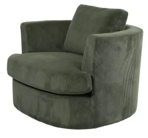 VI Charlotte Fabric Upholstered Swivel Chair thumbnail 5