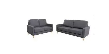 EL Coronel 2.5+2 Seater Fabric Sofa Set