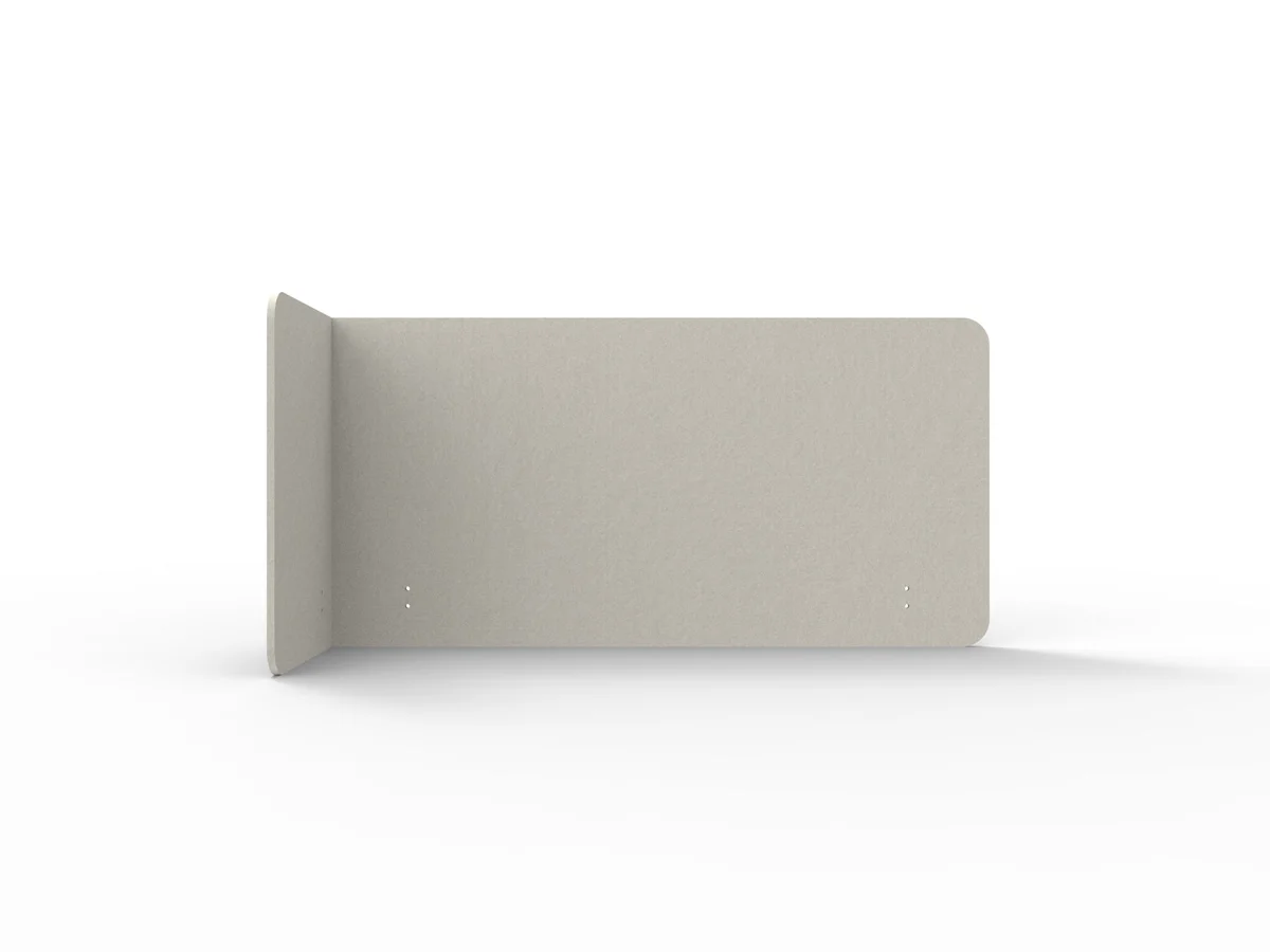 RL Acouline  Quarter Left End Wrap Screen for Workstation