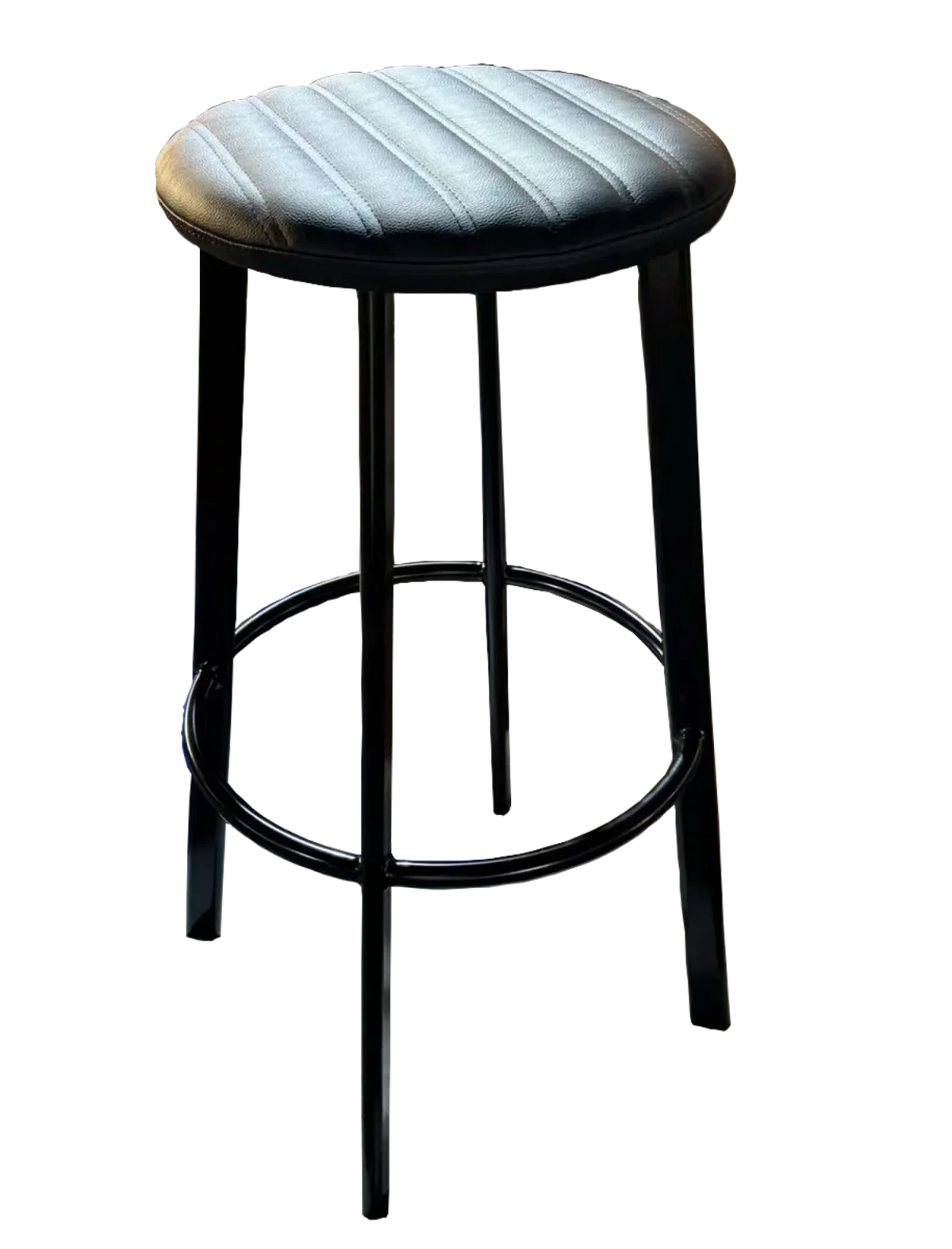 FL Portland Metal Legs Hospitality Barstool