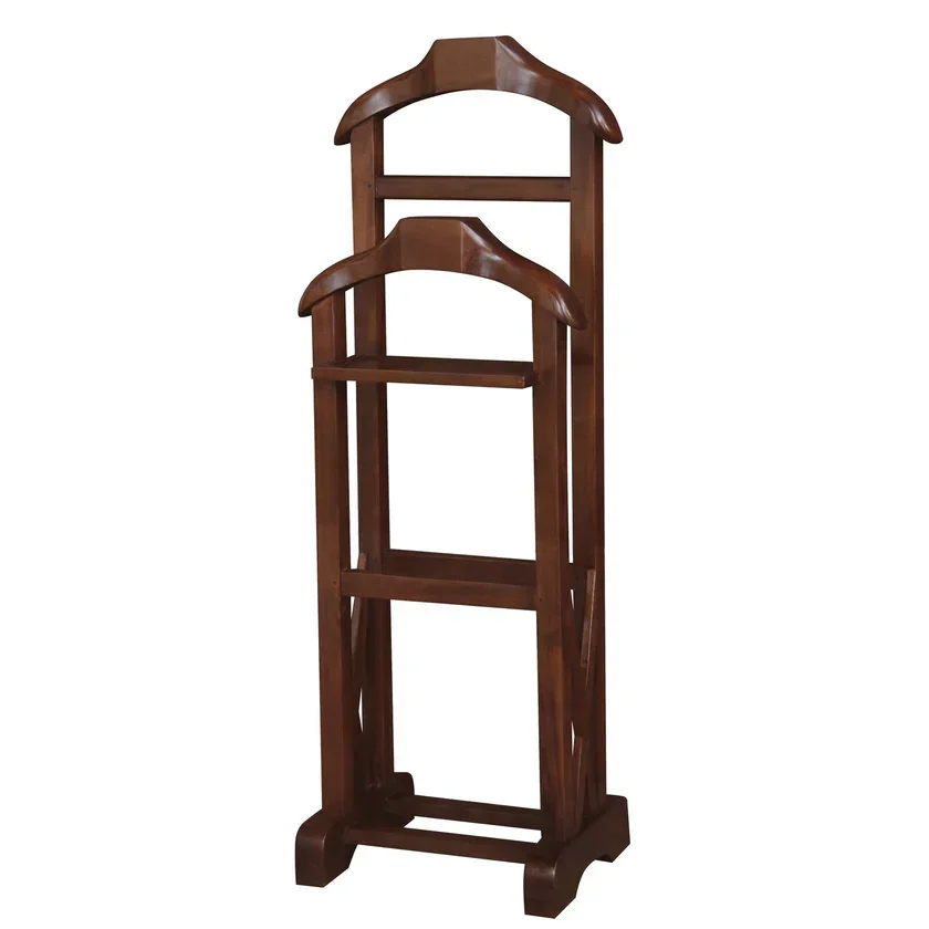 CT Nueva Solid Timber Double Valet Coat & Hat Stand