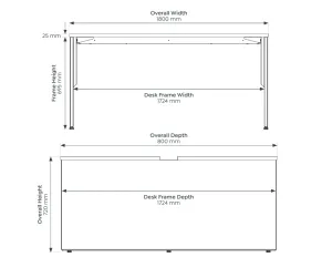 OL AltoSystem Shared 4-User Workstation – White thumbnail 3