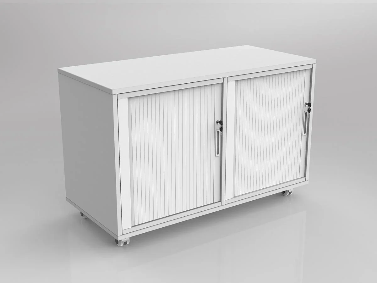 OL Axis Mobile Caddy Pedestal with 2 Tambour
