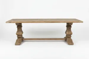 MF Mulhouse Recycled Elm Timber Dining Table 245cm thumbnail 5