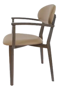 FL Atlanta Vinyl Upholstered Hospitality Stackable Dining Armchair thumbnail 8
