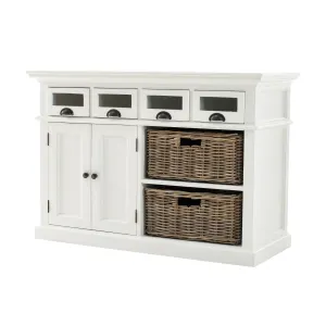 NS Halifax Solid Timber 2 Door 4 Drawer Kitchen Buffet thumbnail 2