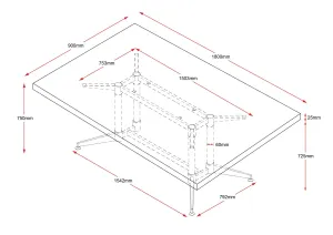 RL Typhoon Metal Frame Desk & Meeting Table thumbnail 4