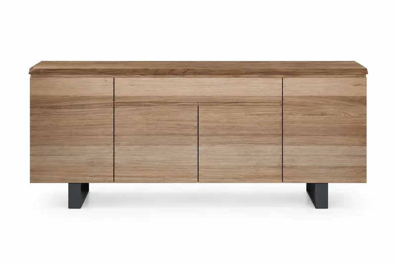 MD Nancy Solid Timber Metal Legs 4 Door Buffet