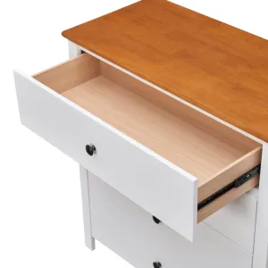VI Courtney Solid Timber 4 Drawer Tallboy thumbnail 5