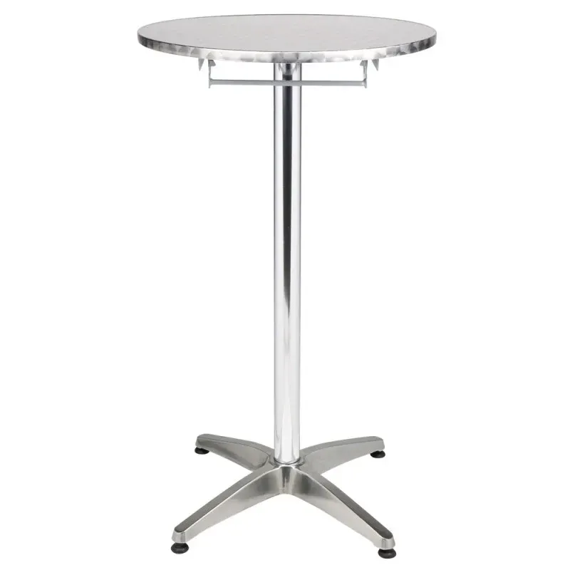 MA Milan Aluminium Hospitality Outdoor Round Folding Bar Table
