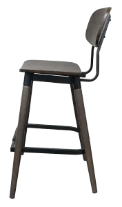 EZ STOOL VINTAGE METAL BLACK - WALNUT thumbnail 5