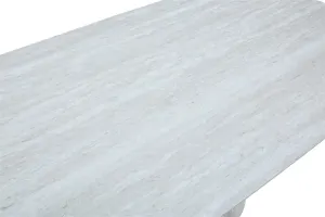 VI Haven Pedestal Base Rectangular Dining Table thumbnail 4