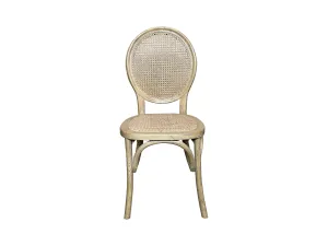 MF New Islander Timber Framed Natural Rattan Dining Chair thumbnail 7