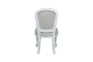 VI Bridgeport Round Back Dining Chair - Wht thumbnail 3