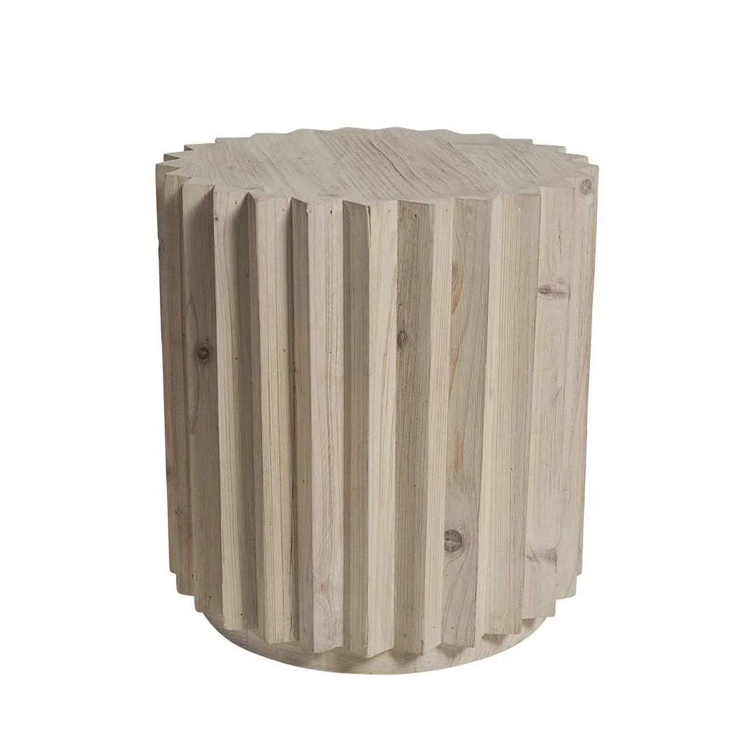SH Bandung Timber Log Side Table