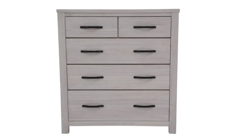 VI Florida Solid Timber Coastal Design 2 Over 3 Drawers Tallboy