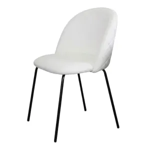 BT Florin Upholstered Black Metal Leg Dining Chair thumbnail 5