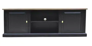 VI Velino Solid Timber 2 Door 2 Niches TV Unit thumbnail 1