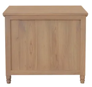 CT Beau Solid Timber 3 Drawer Bedside Table thumbnail 4