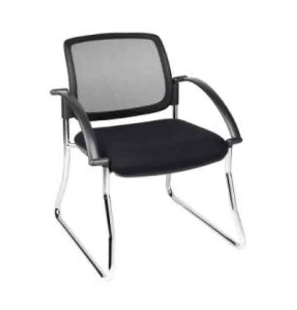 MA Dino 60 Fabric Upholstered Sled Base Arm Chair